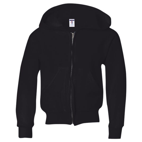 NuBlend® Youth Full-Zip Hooded Sweatshirt Thumbnail
