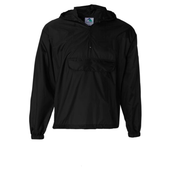 Packable Half-Zip Hooded Pullover Jacket Thumbnail