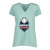 Ladies Essential Relaxed V-Neck Tee Thumbnail