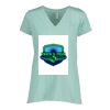 Ladies Essential Relaxed V-Neck Tee Thumbnail
