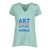 Ladies Essential Relaxed V-Neck Tee Thumbnail