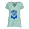 Ladies Essential Relaxed V-Neck Tee Thumbnail