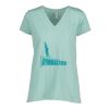 Ladies Essential Relaxed V-Neck Tee Thumbnail