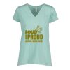 Ladies Essential Relaxed V-Neck Tee Thumbnail
