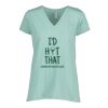Ladies Essential Relaxed V-Neck Tee Thumbnail