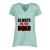 Ladies Essential Relaxed V-Neck Tee Thumbnail