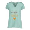 Ladies Essential Relaxed V-Neck Tee Thumbnail