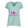 Ladies Essential Relaxed V-Neck Tee Thumbnail