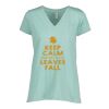 Ladies Essential Relaxed V-Neck Tee Thumbnail
