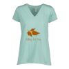 Ladies Essential Relaxed V-Neck Tee Thumbnail