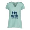 Ladies Essential Relaxed V-Neck Tee Thumbnail