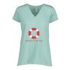 Ladies Essential Relaxed V-Neck Tee Thumbnail