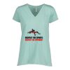 Ladies Essential Relaxed V-Neck Tee Thumbnail