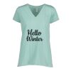 Ladies Essential Relaxed V-Neck Tee Thumbnail