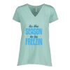 Ladies Essential Relaxed V-Neck Tee Thumbnail