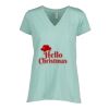 Ladies Essential Relaxed V-Neck Tee Thumbnail