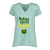 Ladies Essential Relaxed V-Neck Tee Thumbnail