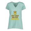 Ladies Essential Relaxed V-Neck Tee Thumbnail