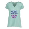 Ladies Essential Relaxed V-Neck Tee Thumbnail
