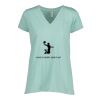 Ladies Essential Relaxed V-Neck Tee Thumbnail