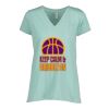 Ladies Essential Relaxed V-Neck Tee Thumbnail