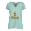 Ladies Essential Relaxed V-Neck Tee Thumbnail