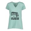 Ladies Essential Relaxed V-Neck Tee Thumbnail