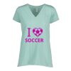 Ladies Essential Relaxed V-Neck Tee Thumbnail