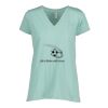 Ladies Essential Relaxed V-Neck Tee Thumbnail