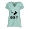 Ladies Essential Relaxed V-Neck Tee Thumbnail