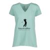 Ladies Essential Relaxed V-Neck Tee Thumbnail