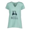 Ladies Essential Relaxed V-Neck Tee Thumbnail