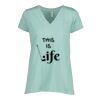 Ladies Essential Relaxed V-Neck Tee Thumbnail