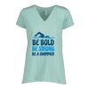 Ladies Essential Relaxed V-Neck Tee Thumbnail