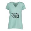 Ladies Essential Relaxed V-Neck Tee Thumbnail