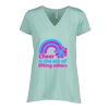 Ladies Essential Relaxed V-Neck Tee Thumbnail
