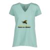 Ladies Essential Relaxed V-Neck Tee Thumbnail