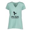 Ladies Essential Relaxed V-Neck Tee Thumbnail