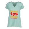 Ladies Essential Relaxed V-Neck Tee Thumbnail