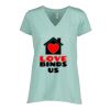 Ladies Essential Relaxed V-Neck Tee Thumbnail