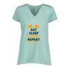 Ladies Essential Relaxed V-Neck Tee Thumbnail
