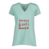 Ladies Essential Relaxed V-Neck Tee Thumbnail