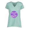 Ladies Essential Relaxed V-Neck Tee Thumbnail