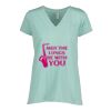 Ladies Essential Relaxed V-Neck Tee Thumbnail