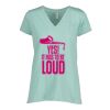 Ladies Essential Relaxed V-Neck Tee Thumbnail