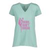 Ladies Essential Relaxed V-Neck Tee Thumbnail