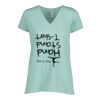 Ladies Essential Relaxed V-Neck Tee Thumbnail