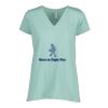 Ladies Essential Relaxed V-Neck Tee Thumbnail
