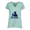 Ladies Essential Relaxed V-Neck Tee Thumbnail