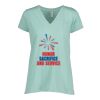 Ladies Essential Relaxed V-Neck Tee Thumbnail